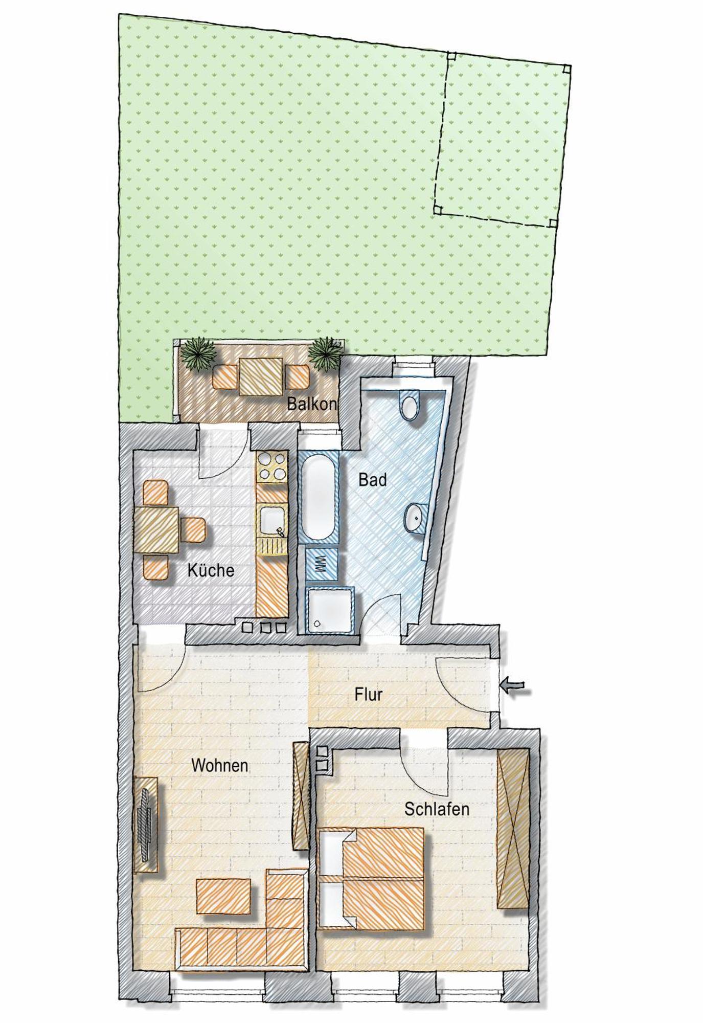 Bohnapartments - Altstadtoase - Balkon Und Garten - Wlan Ερφούρτη Εξωτερικό φωτογραφία